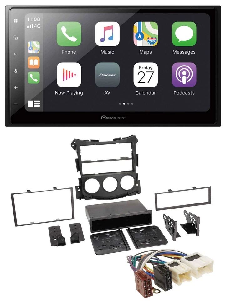 Pioneer MP3 Bluetooth DAB 2DIN USB Autoradio für Nissan 370Z Coupe Roadster ab 1 - Bild 1 von 4