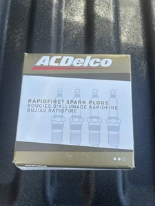 NEW GENUINE GM ACDelco RAPIDFIRE Platinum Spark Plugs #17 Set Of 4 - Picture 1 of 5