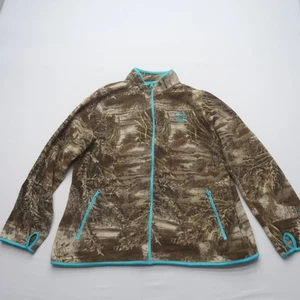 Reatree Womens Fleece Jacket Size XXL Camo Print Full Zip Hunting Outdoors - Picture 1 of 7