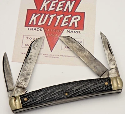 Vintage 1950's KEEN KUTTER Small Four Blade Congress Knife - Solid Used Knife - Image 1 of 4