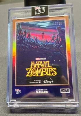🧟‍♂️🔥MARVEL ZOMBIES *12/25* OPAL CHROME/ORANGE #MZ01 2025 Topps Now OVP RARE - Bild 1 von 4
