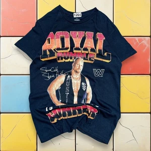 Stone Cold Steve Austin WWE Tee Y2K Men S Black Royal Rumble Winner Wrestling - Picture 1 of 13