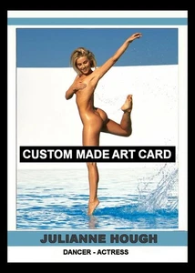 Julianne Hough Dance Actress Custom Made ACEO Art Card Blank Back - Picture 1 of 2