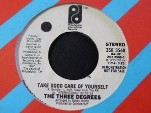 DEMO PROMO SOUL-THE THREE DEGREES-TAKE GOOD CARE OF YOURSELF-PIR - Bild 1 von 2