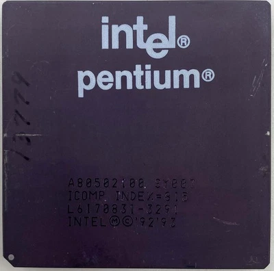 Intel Pentium 100MHz SY007 Processor - Image 1 of 2