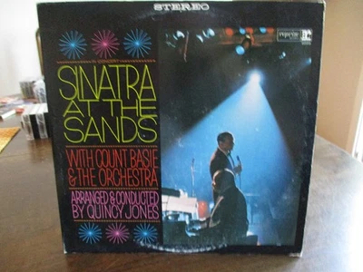 Frank Sinatra at the Sands Count Basie - 1976 Reissue Reprise Stereo VG+ Wax $26 - Image 1 of 4