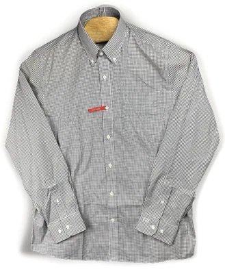 Cutter & Buck Shirt Mens XL Black White Check Button Down Easy Care MCW09401 - Image 1 of 4