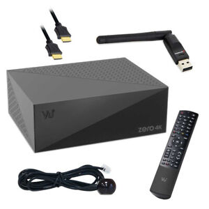 VU+ Zero 4K Sat-Receiver DVB-S2X Multistream Zero4K + Wifi Stick USB WLAN HDMI