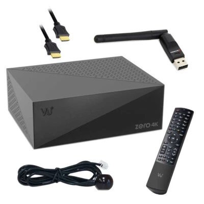 VU+ Zero 4K Sat-Receiver DVB-S2X Multistream Zero4K + Wifi Stick USB WLAN HDMI - Bild 1 von 4