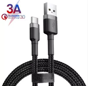 Chargeur USB C, Noir, Longueur 1m, Neuf - Photo 1 sur 6