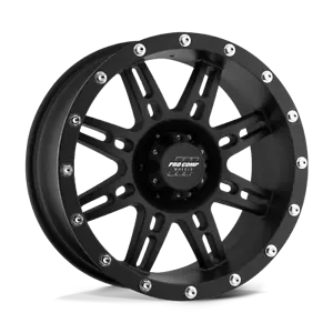 Set of 4 Pro Comp PA31 STRYKER Wheels 17X9 8X6.5 F-BLACK -6MM - Picture 1 of 1