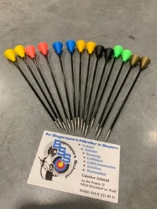 Carbonpfeile Blasrohr 16mm 625 Kaliber Blasrohrpfeile Edelstahlspitze Spitze 1# - Bild 1 von 6