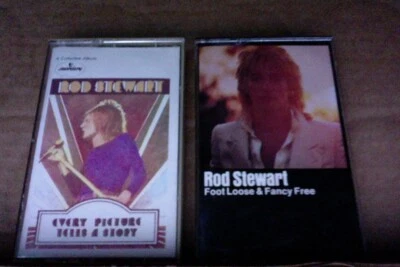 2 EX Cassette Rod Stewart. Every Picture Tells a Story Footloose & Fancy Free Foto 1 de 4