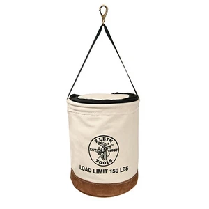 Klein Tools 5104CLR17 Utility Bucket, 150lb Cap, 17x14 In, Canvas - Picture 1 of 1