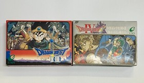 Famicom Dragon Quest III&Ⅳ Set of 2 Nintendo made in Japan