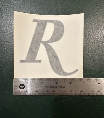 Remington R Decal 4 1/2" x 4 1/2"  Peel and Stick Sticker DECAL OEM - Image 1 of 2