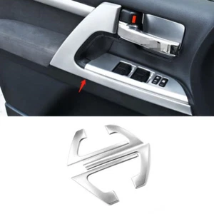 Cubierta de reposabrazos plateada para puerta interior para Toyota Land Cruiser LC200 2008-2021 - Imagen 1 de 6