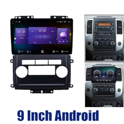 Radio Coche Android GPS Navegación Pantalla Táctil 9 pulgadas Para Nissan Frontier Xterra 2009-2012 Foto 1 de 4