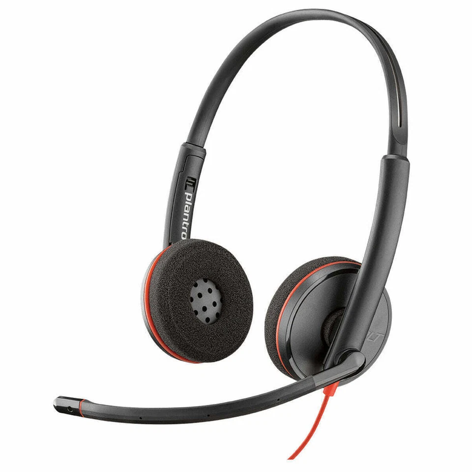 Plantronics Blackwire 3220 Headset - Schwarz
