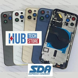 SCOCCA POSTERIORE BACK COVER VETRO + FRAME + FLAT COMPLETA PER IPHONE 13 PRO MAX - Imagen 1 de 6