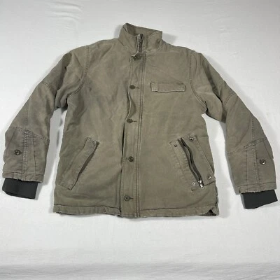 Element Skateboards Denim Jacket Size Large Green Men’s Coat. - Image 1 of 4