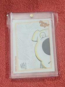Family Guy  Season 1  SK8 Brian Sketch Card #275/496 By Legend Artist Julio Nar! - Picture 1 of 2