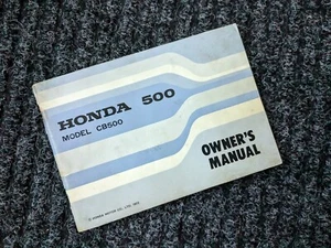 1972 HONDA CB500 K2 MOTORCYCLE ORIGINAL OWNERS MANUAL - Picture 1 of 9