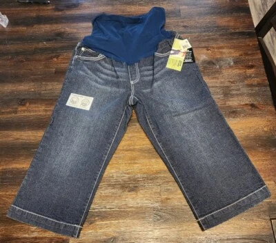NWT Motherhood American Star Maternity Capris Jeans Sz M Medium Secret Fit Belly - Image 1 of 4