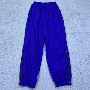 VTG North Face Women’s Pants M Royal Blue/Purple Ankle Zip Tapered Elastic READ - Picture 1 of 18