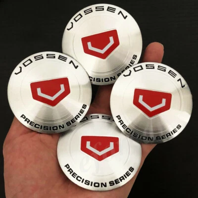 4x 65mm Vossen Precision Series Tapacubos Centro Rueda Coche Insignia Emblema Pegatinas Foto 1 de 3