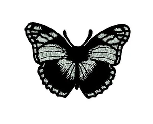 Patch backpack butterfly black hippie iron on / sew embroidered - Picture 1 of 1