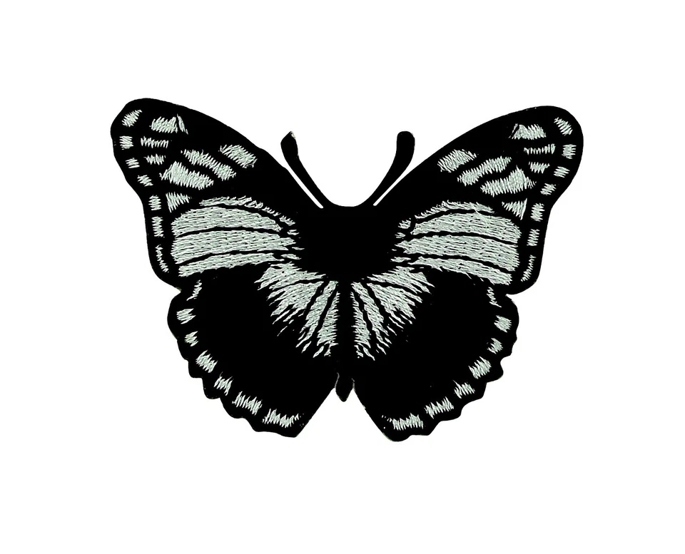 Patch backpack butterfly black hippie iron on / sew embroidered - Image 1 of 1
