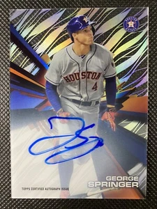 2015 Topps High Tek George Springer Acetate Auto Autograph #HT-GS Houston Astros - Picture 1 of 2