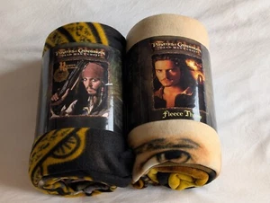 NEW Disney Pirates of the Caribbean Johnny Depp Orlando Bloom Throw Blankets - Picture 1 of 6