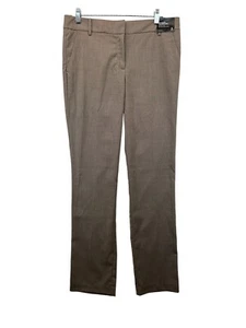 NY&C Womens Pants Sz 8 Tall Beige Crosby Slim Stretch City Modern NEW MSRP $47 - Picture 1 of 16