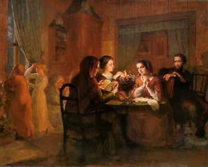 Impresión o lienzo - Techo paternal de Louis Janmot (1854) - Imagen 1 de 1
