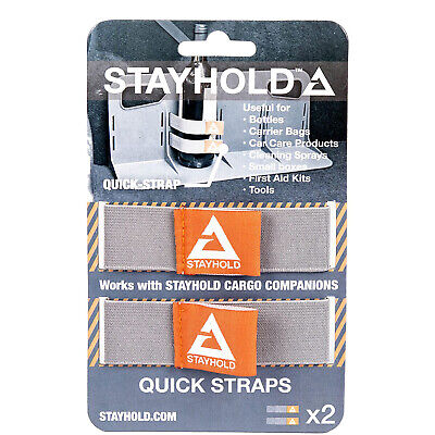 Velcro BRAND STAYHOLD Quick Straps X 10 (20 Straps) Grey Boot Organiser Car Tidy • 12.21€