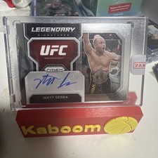Matt Serra 2023 Panini Prizm UFC Legendary Signatures Silver Prizm #LS-MSR Auto
