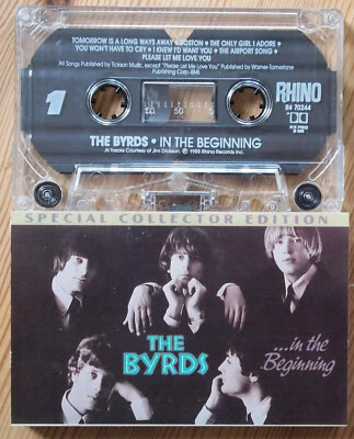 THE BYRDS - IN THE BEGINNING (RHINO R470244) 1988 USA COMPILATION CASSETTE TAPE - Изображение 1 из 3