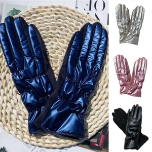 Winter-Daunen-Wildleder-Handschuhe Mit Thermo-Fleece Gefütterte Rutschfeste ≌ - Bild 1 von 16