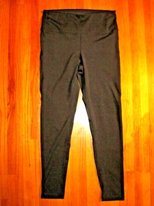 Mono B schwarz hohe Taille großes Netz Unterschenkel geformte Fitness-Leggings groß neu - Bild 1 von 7