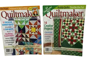 2 Quiltmaker Magazines July/August & November/December 2014 Quilt Patterns - Picture 1 of 9
