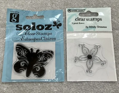 CLEAR STAMP SET OF 2 - NIP - Image 1 of 4