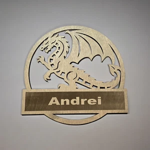 Placa Personalizada Dragón, 29x29 cm - Imagen 1 de 1