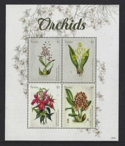 Hoja en miniatura Tuvalu 2016 0rchids sin montar como nueva, sin montar o nunca montada - Imagen 1 de 1