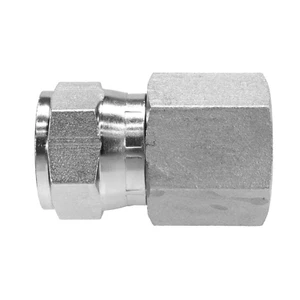 6506-08-12 Hydraulikverschraubung 1/2" Innengewinde JIC drehbar x 3/4" Innengewinde NPT Rohr - Bild 1 von 1