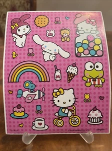 Modern Hello Kitty Sparkly Unique Sticker Sheet - Picture 1 of 2