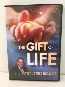 The Gift Of Life W/ Governor Mike Huckabee DVD 71 Minutes c2011 Citizens United - Imagen 1 de 4