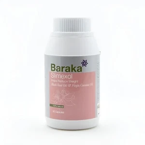 Baraka Slimexol Quemador de Grasa Natural Suplemento para Pérdida de Peso Aceite de Semilla Negro 90 cápsulas - Imagen 1 de 2