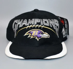 Baltimore Ravens Super Bowl XXXV Champions Vintage Snapback Cap Hat - NWT - Picture 1 of 8